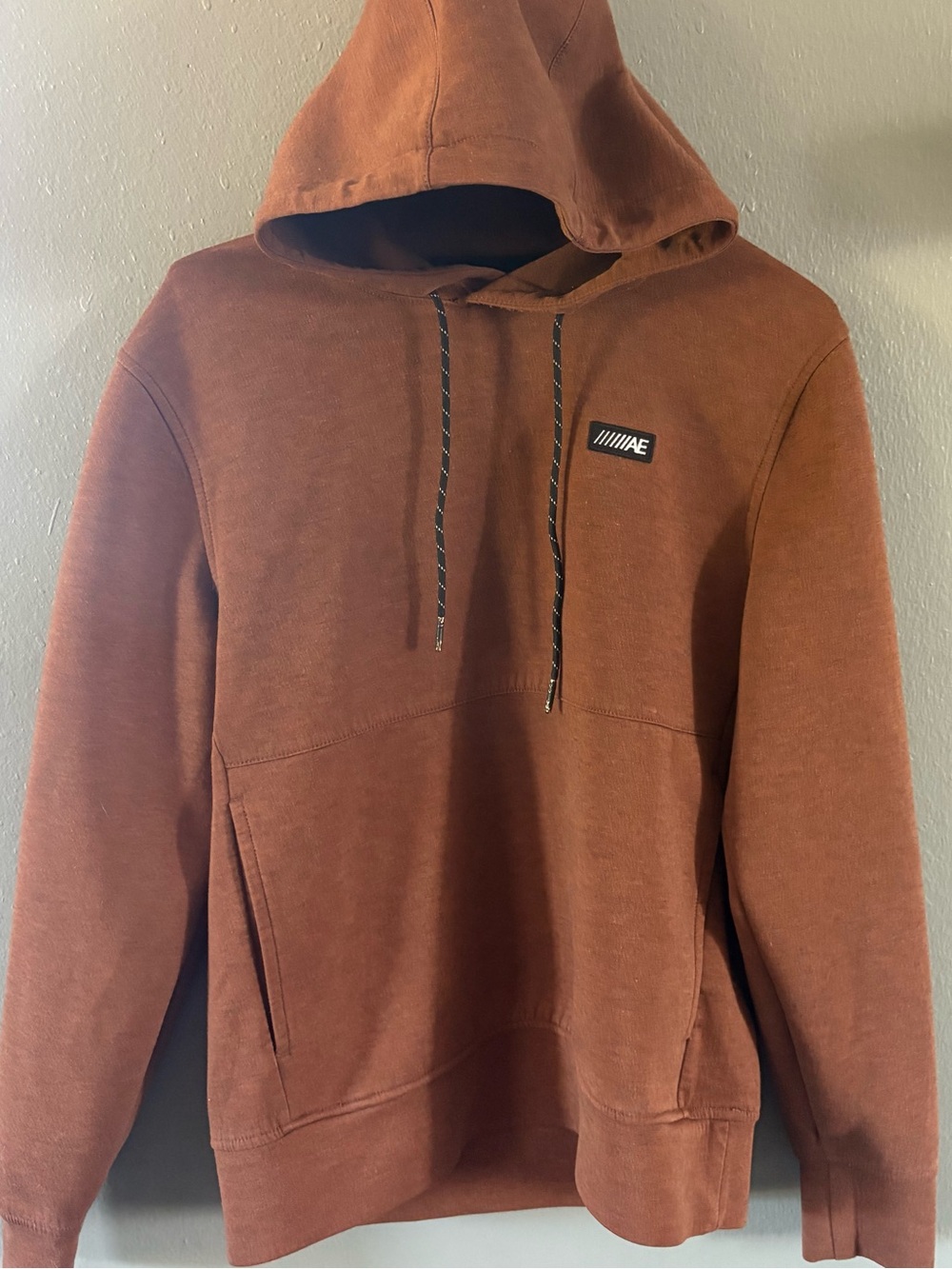 Men’s size small American Eagle Brown Hoodie with Drawstring